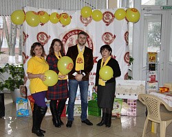 Кондитерский комбинат «Кубань» поздравил студентов КубГТУ с днем всех Влюбленных