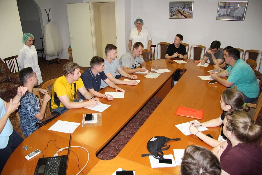 24 июня студенты КубГТУ прибыли для прохождения производственной практики на ОАО Кондитерский комбинат «Кубань» 