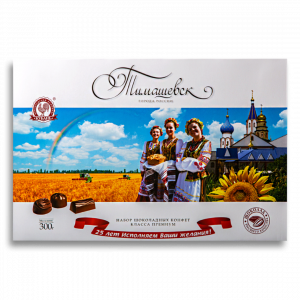 Набор шоколадных конфет класса Премиум "Тимашевск", 300 г - Кондитерский комбинат "Кубань"