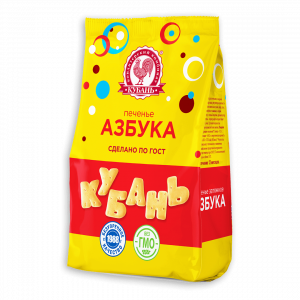 Печенье "Азбука", 200 г Печенье "Азбука", 200 г - Кондитерский комбинат "Кубань"