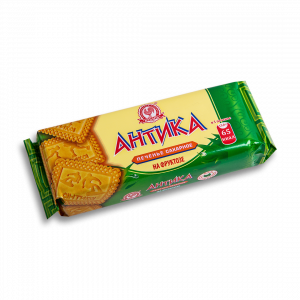 Печенье сахарное "Антика" на фруктозе, 130 г Печенье сахарное "Антика" на фруктозе, 130 г - Кондитерский комбинат "Кубань"