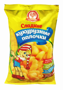 Кукурузные палочки "Золотце ты мое!", 130 г Кукурузные палочки "Золотце ты мое!", 130 г - Кондитерский комбинат "Кубань"