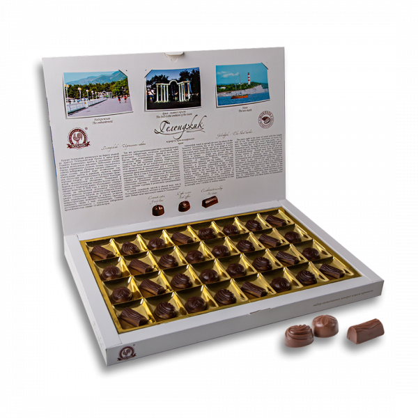 Набор шоколадных конфет класса Премиум "Геленджик", 300 г - Кондитерский комбинат "Кубань"