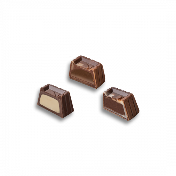 Конфеты шоколадные"Буржуй. Всё будет в шоколаде!", с начинками: "фисташковая", "шоколадная", "мягкая карамель" - Кондитерский комбинат "Кубань"