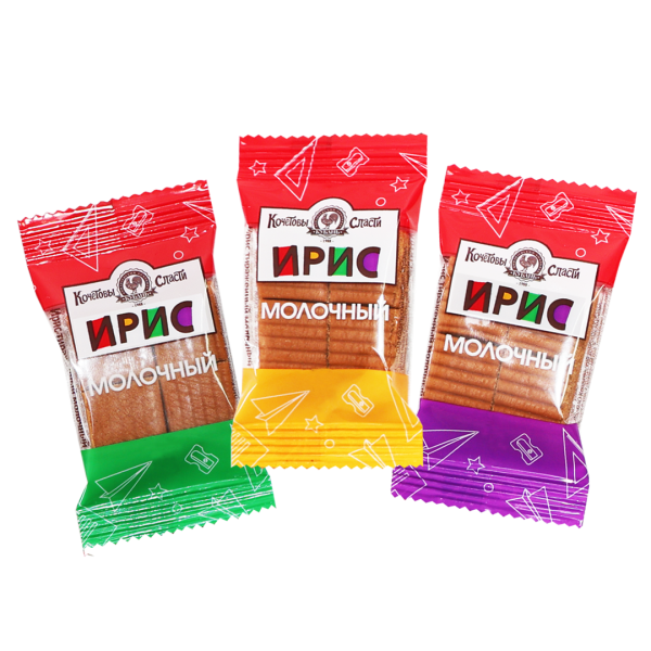 Ирис тираженный молочный "Изюминка Кубани", на сливочном масле, 20 г - Кондитерский комбинат "Кубань"