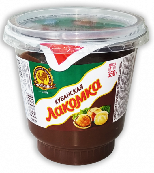 Какао - паста с фундуком "Кубанская лакомка", 350 г - Кондитерский комбинат "Кубань"