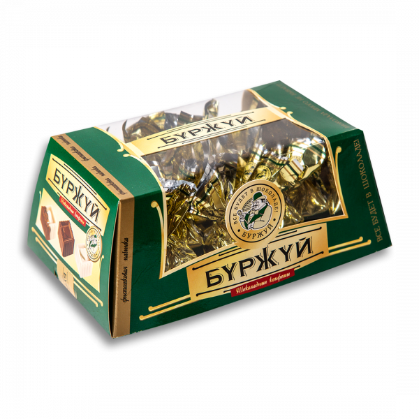 Набор шоколадных конфет "Буржуй. Все будет в шоколаде!" с фисташковой начинкой, 240 г - Кондитерский комбинат "Кубань"
