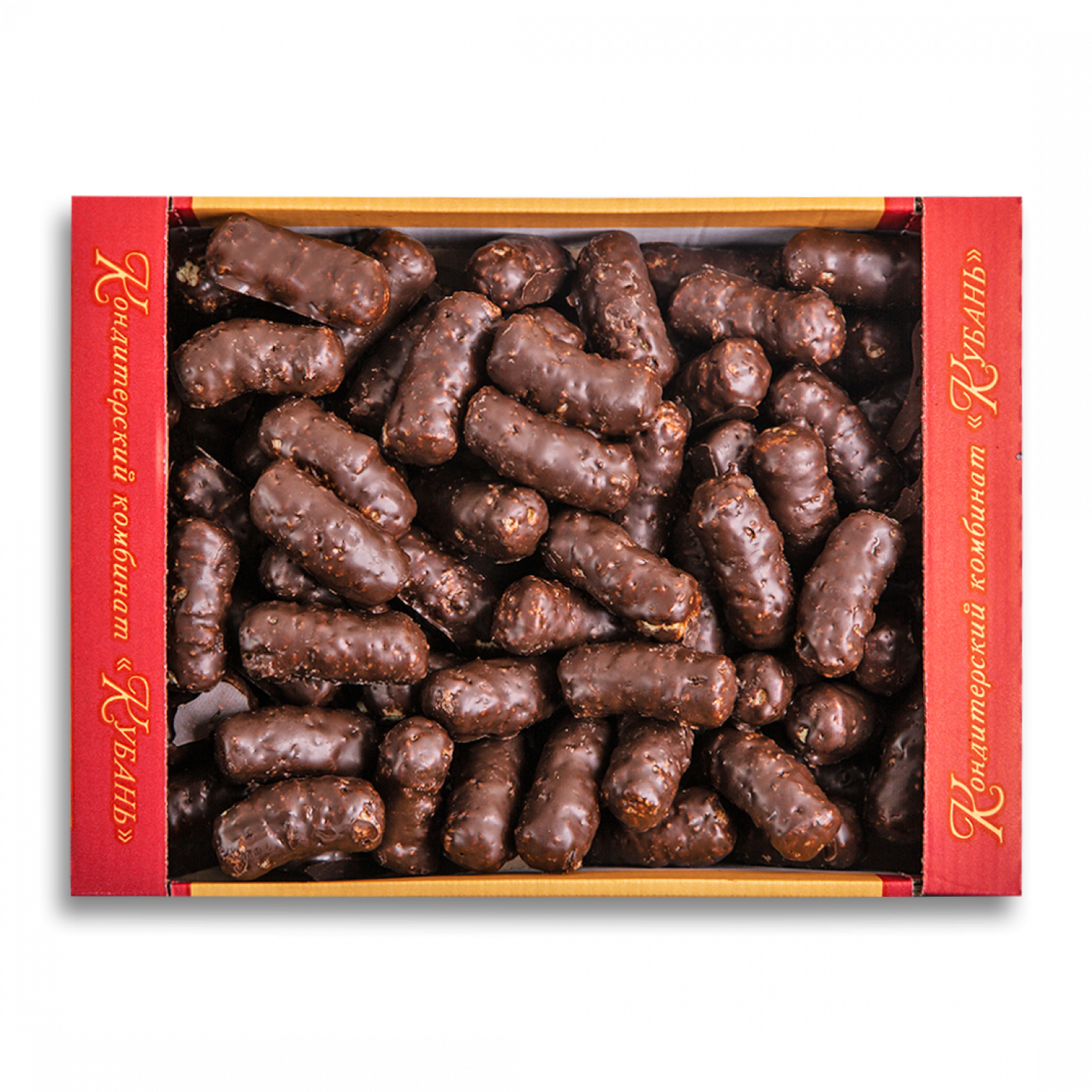 Кукурузные палочки "Золотце ты мое!" в тёмной шоколадной глазури, 270 г - Кондитерский комбинат "Кубань"